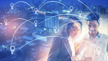 Double,Exposure,Of,Network,And,City,And,Network,Connection,Concept.internet